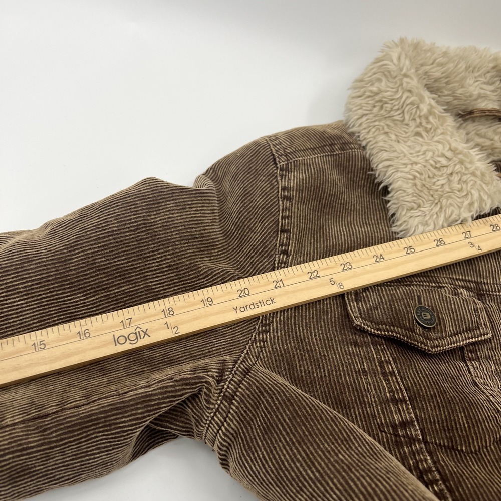 BKE Buckle Corduroy Jacket Mens M Sherpa Lined Trucker Western Rodeo Cowboy LS - Picture 10 of 10